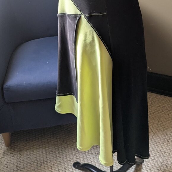 Joseph Ribkoff Black and Yellow Casual Dress - Picture 3 of 7